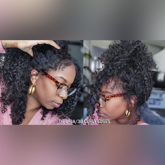 Realistic curly glueless wig - Picture 2 of 3